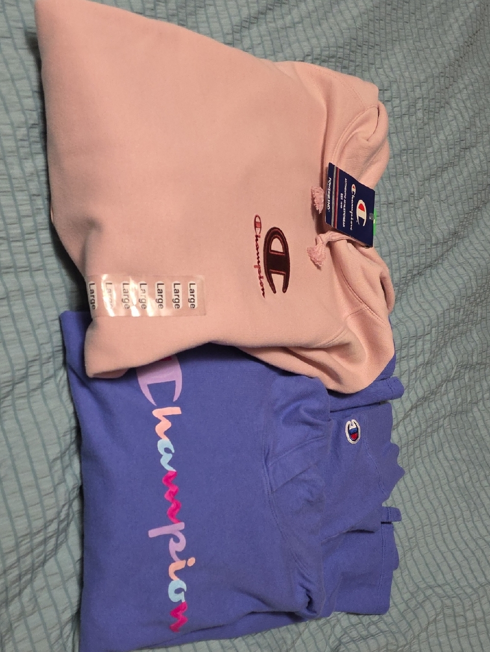 2pc Bundle NWT Champion Hoodies Womens Large